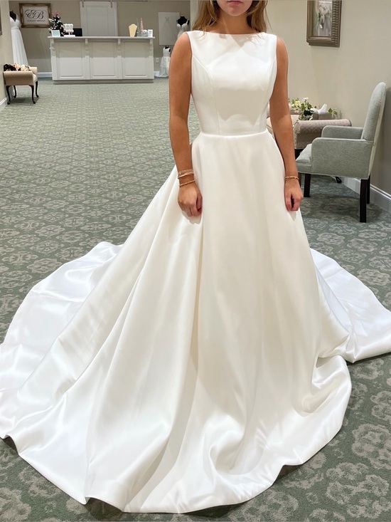 Justin Alexander Dresses & Skirts - Classic Satin Ballgown Wedding Dress - White